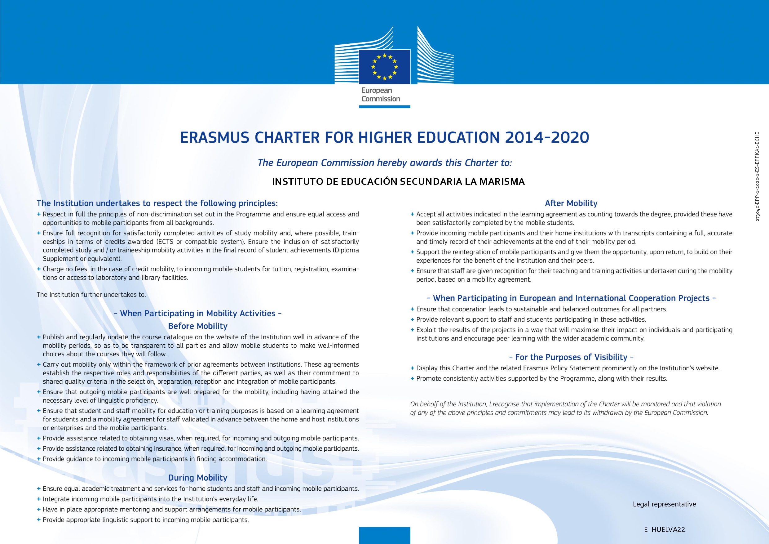 Erasmus Charter EN